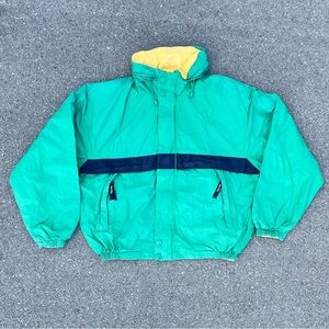 Sailboat Nautica Vtg 1990s Reversible Bomber Jacket Men’s Size (L)
